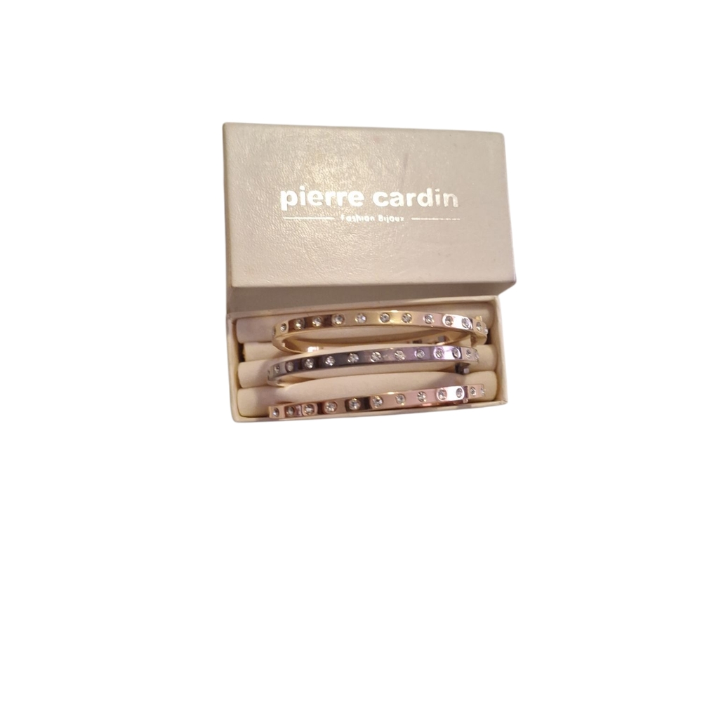 Pierre Cardin Crystal Bracelet Set
